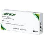Таптиком 0,0015%+0,5% 0,3мл №30