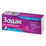 Зодак таблетки 10мг №30