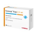Конкор Кор таблетки 2,5мг №60