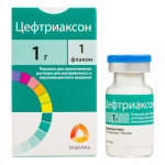 Цефтриаксон фл. 1г в/в в/м инд. уп.