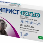 Фиприст Комбо, для собак 40-60 кг капли на холку, 1 пипетка