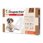 Inspector (Инспектор) Quadro, капли на холку для собак 40-60 кг, 1 пипетка