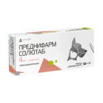 Преднифарм Солютаб, 4 мг, упаковка 20 таблеток