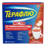 Терафлю Экстра пак. №10 (яблоко корица)