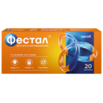 Фестал таб. п/о №20