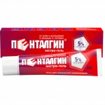 Пенталгин экстра гель для наружного применения 5% 50г