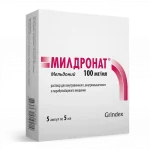 Милдронат раствор для в/в и в/м введ 100 мг/мл 5мл №5
